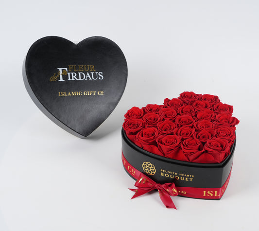 23 Heart Shaped Rose Box